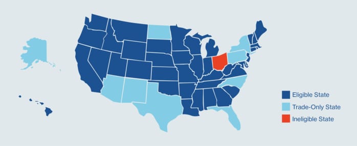 Lending Club Eliigble States