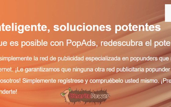 PopAds, earn money with advertising on your blog